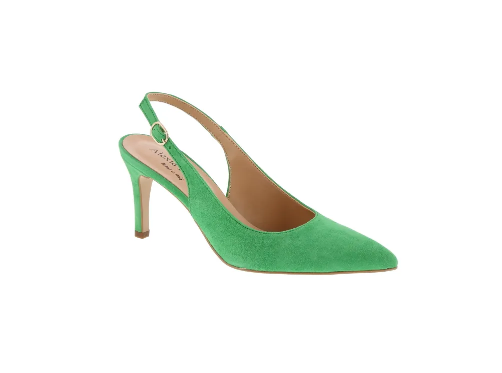 Alexia Barreca slingback groen