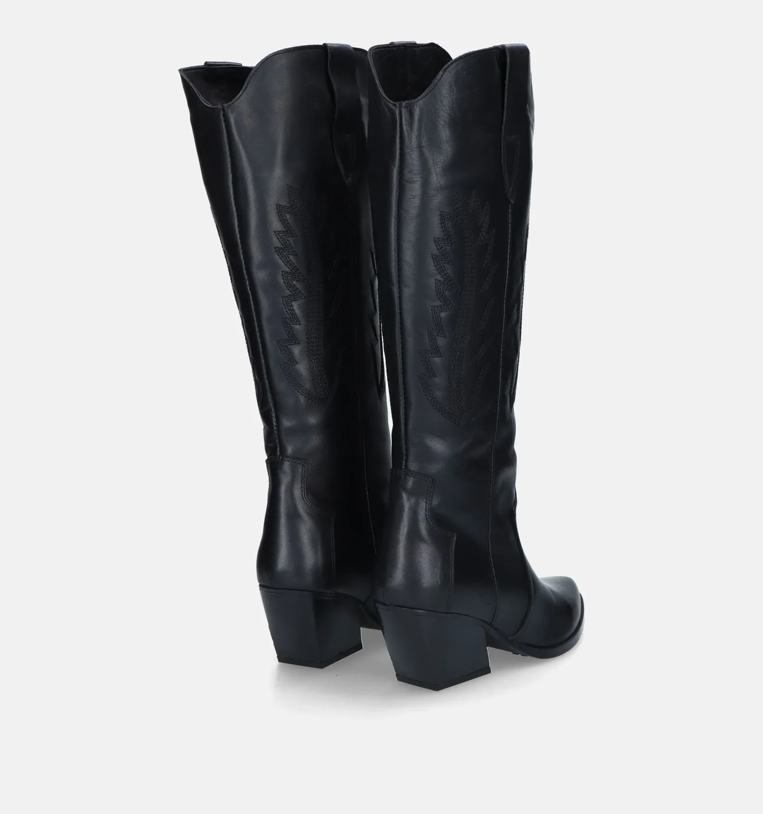 Babouche Cowboy boots zwart