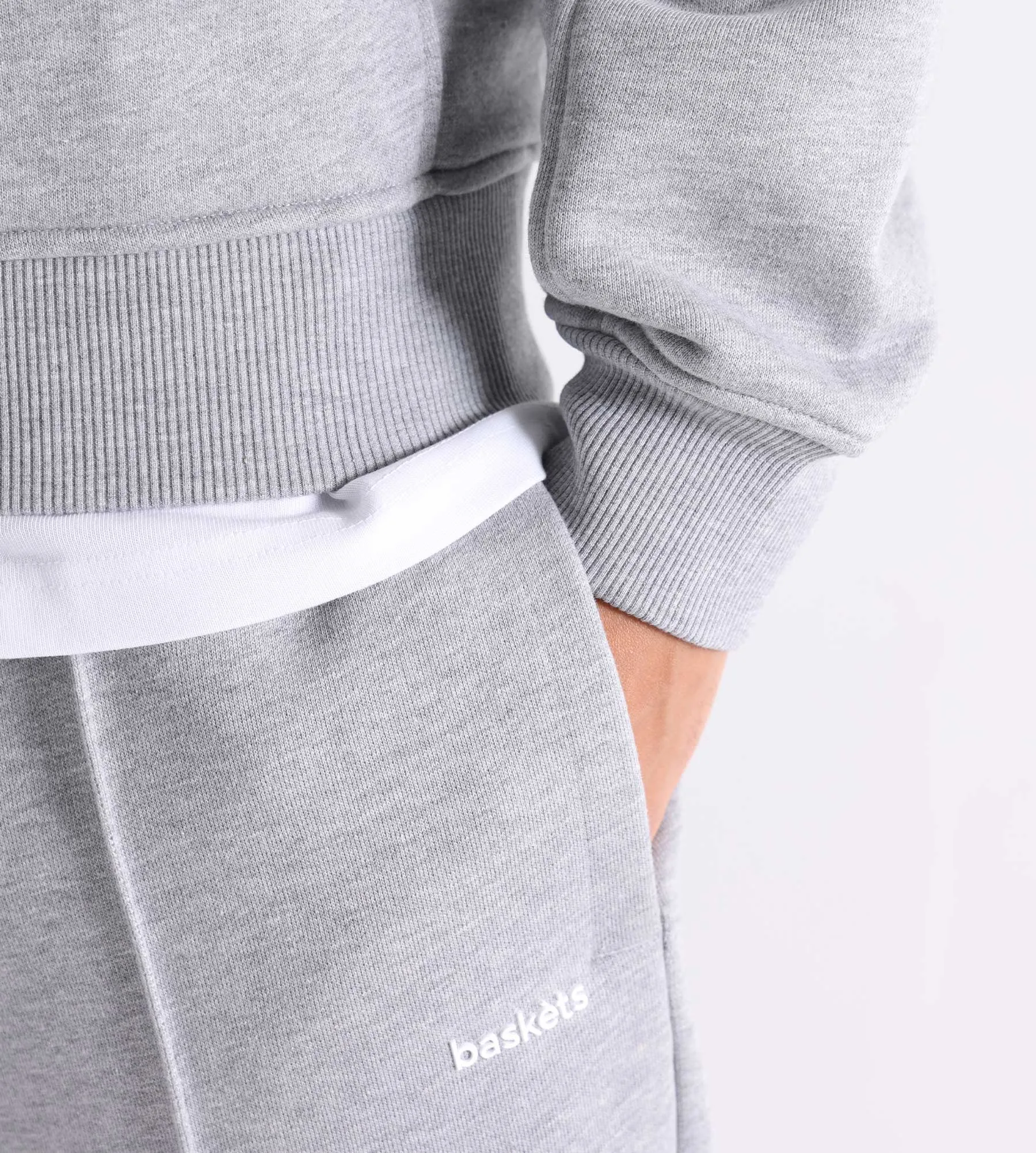 Baskèts Modern Crewneck Ash Grey
