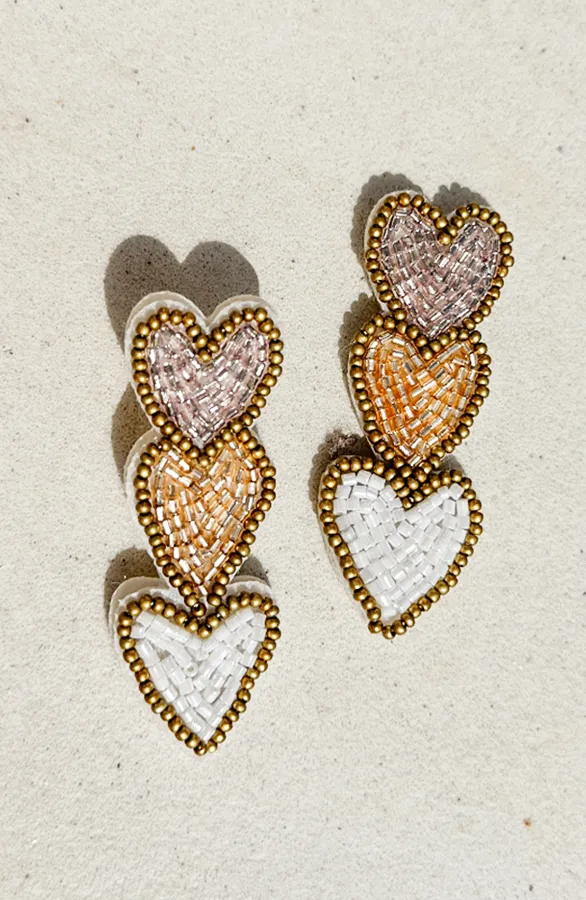 Exclusive Beads Hartjes Oorbellen