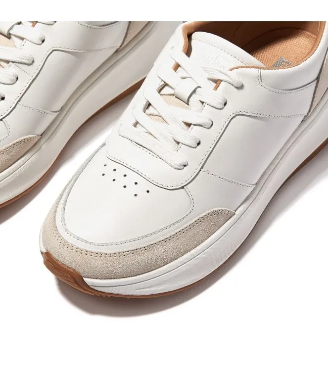 FITFLOP FMODE FLATFORM SNEAKERS URBAN WHITE SNEAKERS / VETERSCHOENEN
