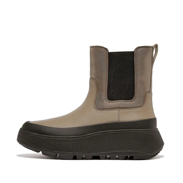 FITFLOP FMODE WATERRESISTANT FLATFORM CHELSEA BOOTS