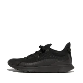 FitFlop FitFlop Vitamin FFX Mens Knit Sports Sneakers black Sneakers / veterschoenen