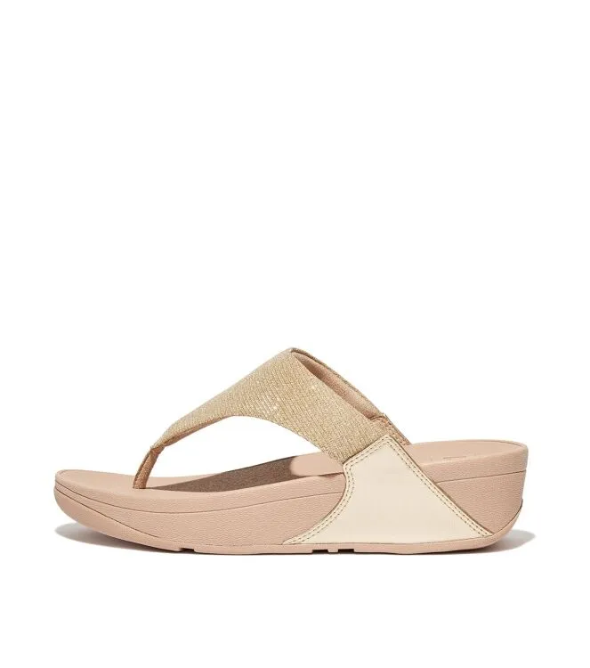 FitFlop Lulu Shimmerlux platino Slippers