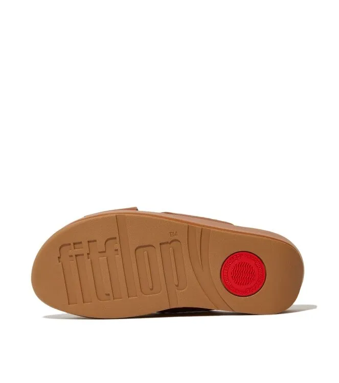 FitFlop Lulu Sleek Cross Slide light tan Slippers