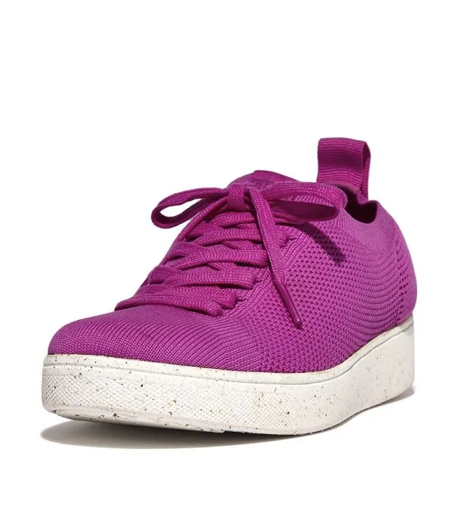 FITFLOP RALLY E01 SNEKAERKNIT MIAMI VIOLET SNEAKERS / VETERSCHOENEN