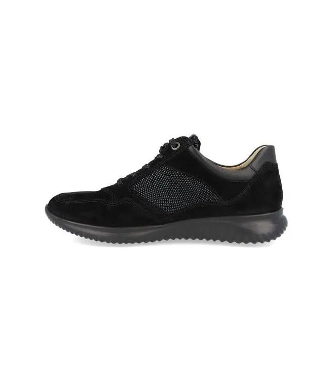 Hartjes Breeze schwarz Sneakers / veterschoenen