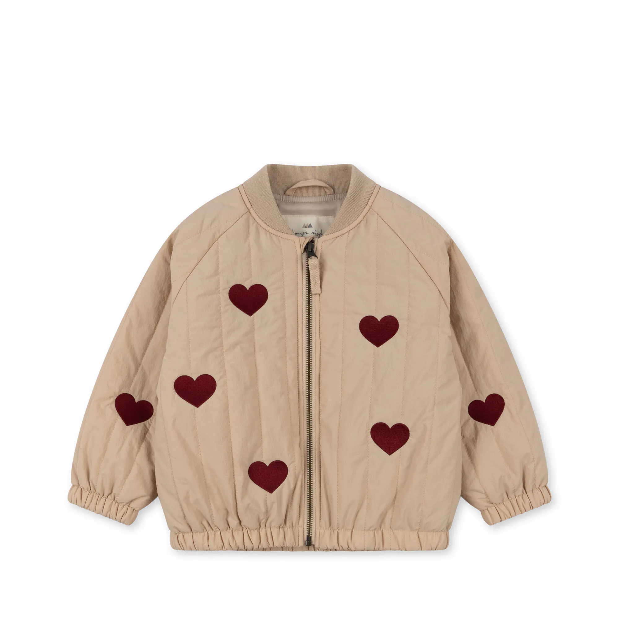 Konges Slojd Juno bomber coeur jas met hartjes