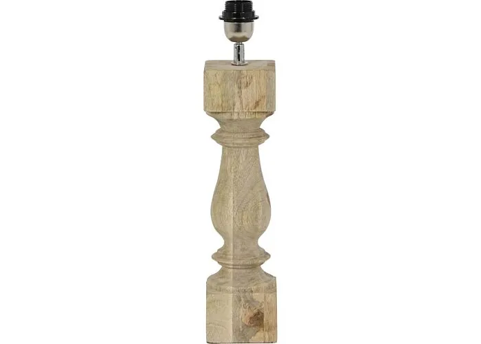 LAMPVOET HOUT Ø 10 X 38 CM  LIGHT & LIVING