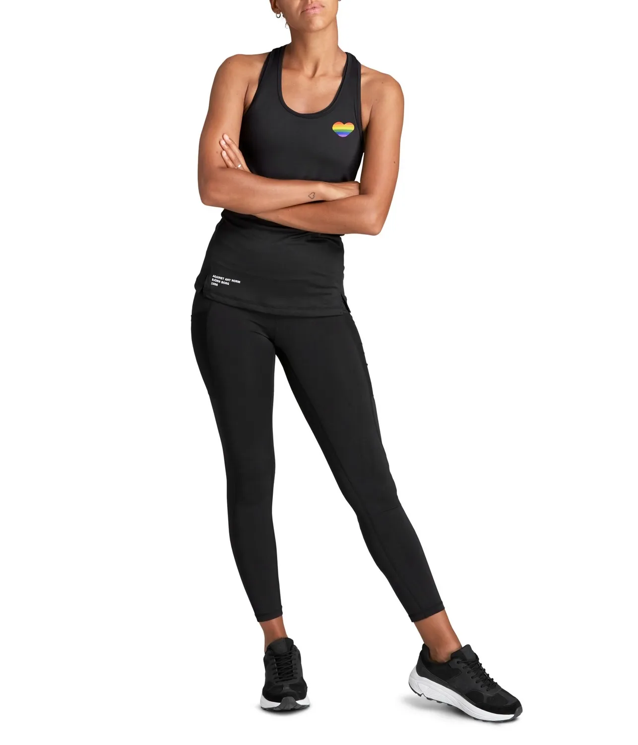 Legging Björn Borg Women High Waist Block Tig STHLM Pride Black