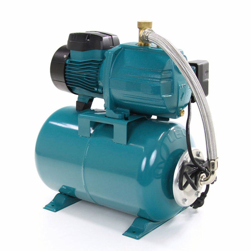 LEO normaalzuigende hydrofoor, gietijzer, 4ACm75, 0,75 kW, 230 V, 24 liter