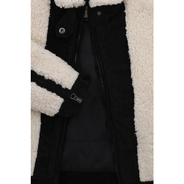 Looxs Revolution Teddy/rib jacket voor meisjes in de kleur