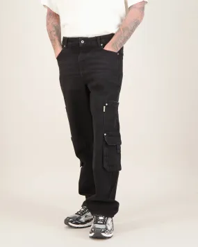 R3 Workshop Denim Jeans Z wart