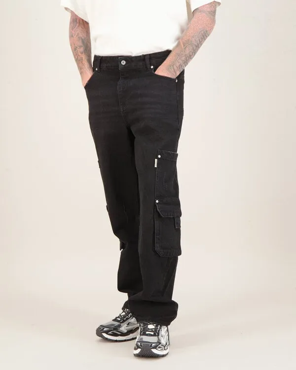 R3 Workshop Denim Jeans Z wart