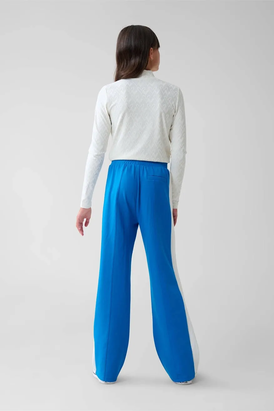 Shoeby longsleeve met hartjes en textuur gebroken wit  