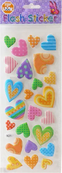 STICKERS HARTJES JUNIOR 9 X 27 CM PAPIER 25DELIG