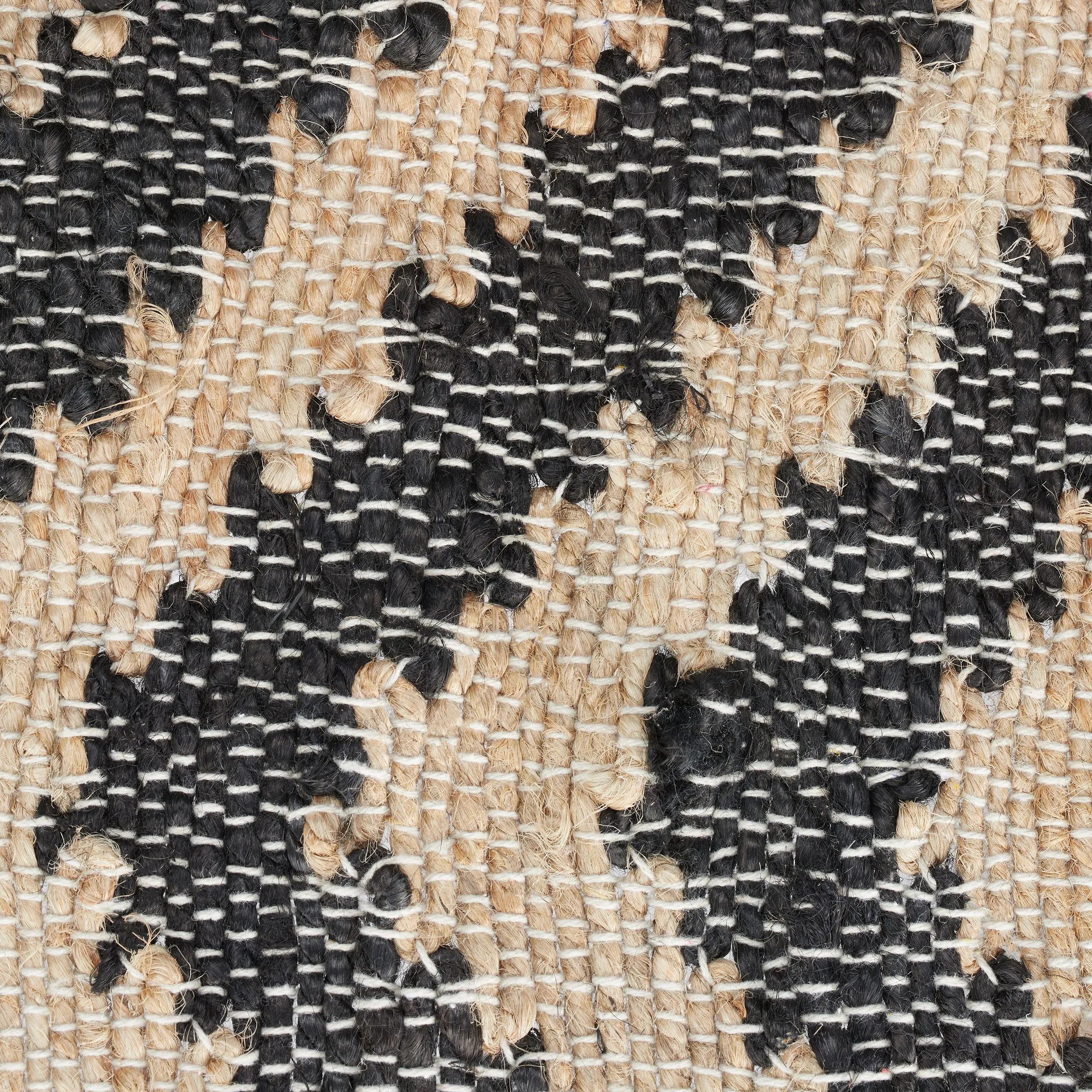 Vloerkleed jute en katoen 50 x 80 cm